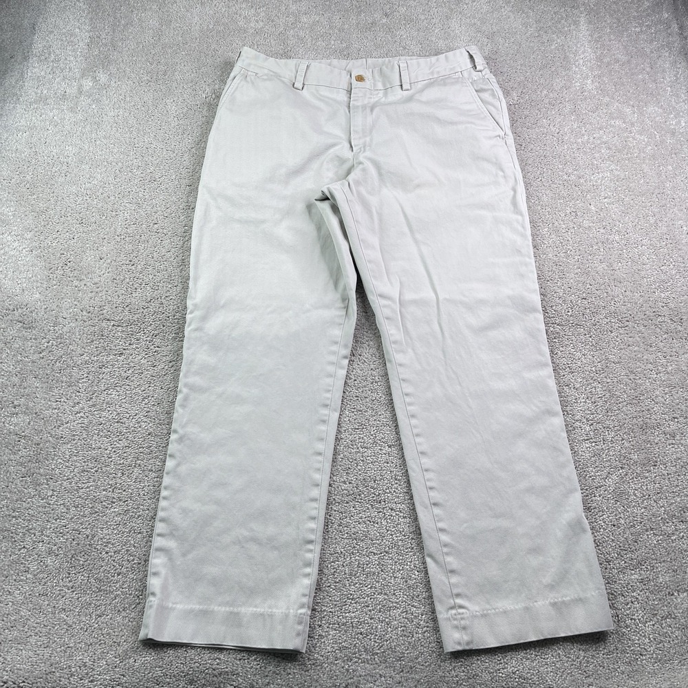 Bills Khakis Pants Mens 36 (Fits 34x28) Tan M3 Trim Fit Cotton Twill Slacks